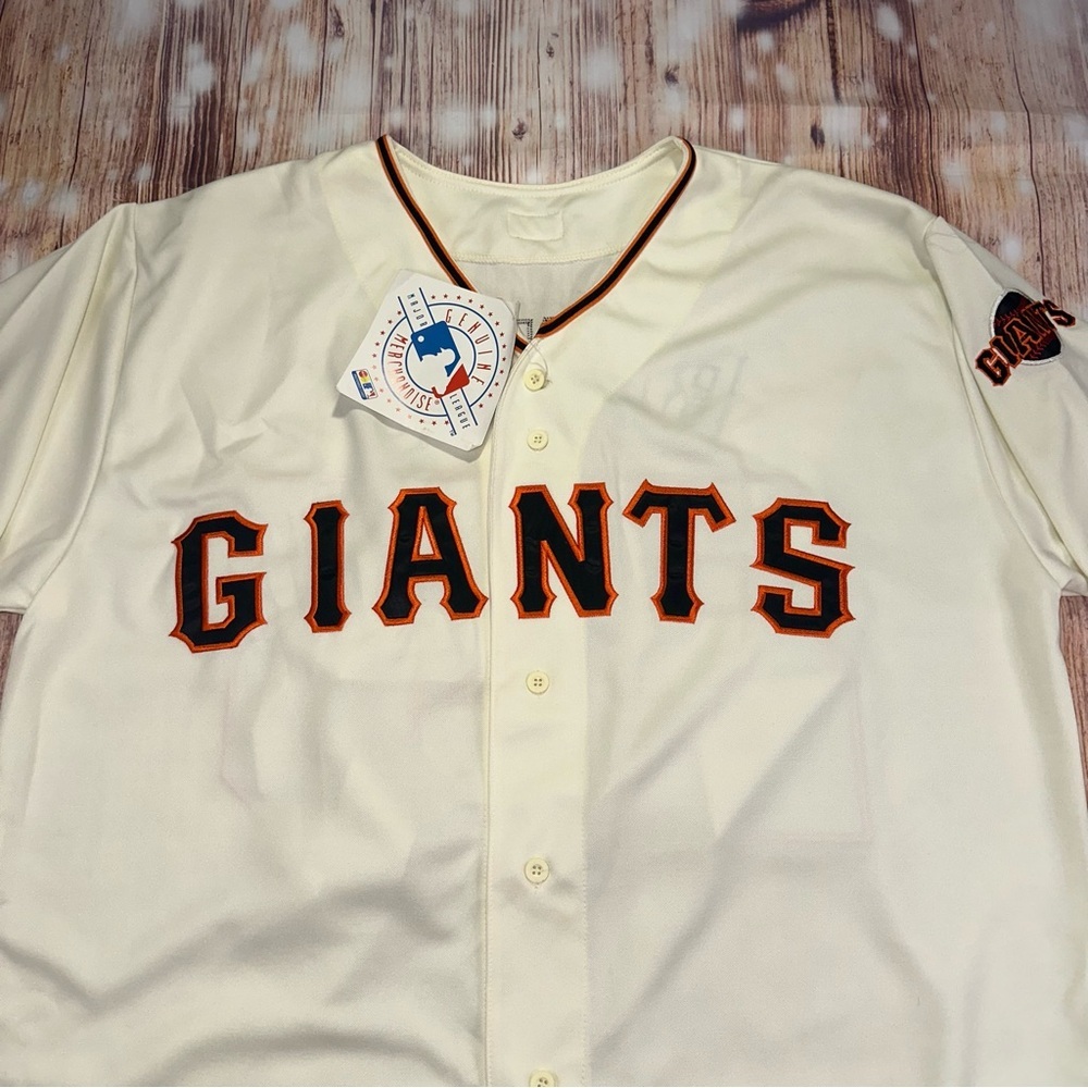 NWT SAN FRANCISCO GIANTS BARRY BONDS MAJESTIC JERSEY SIZE 50 - Picture 5 of 16